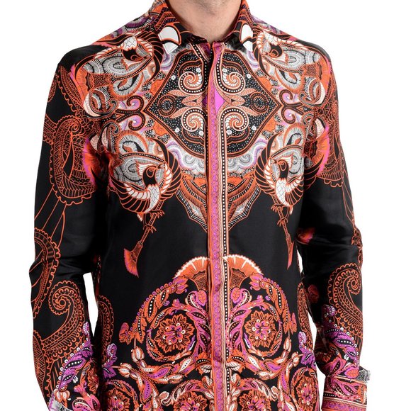 Versace Collection Other - Versace Collection "Trend" Silk Graphic DressShirt